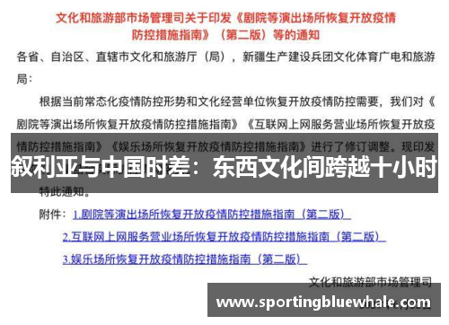 叙利亚与中国时差：东西文化间跨越十小时